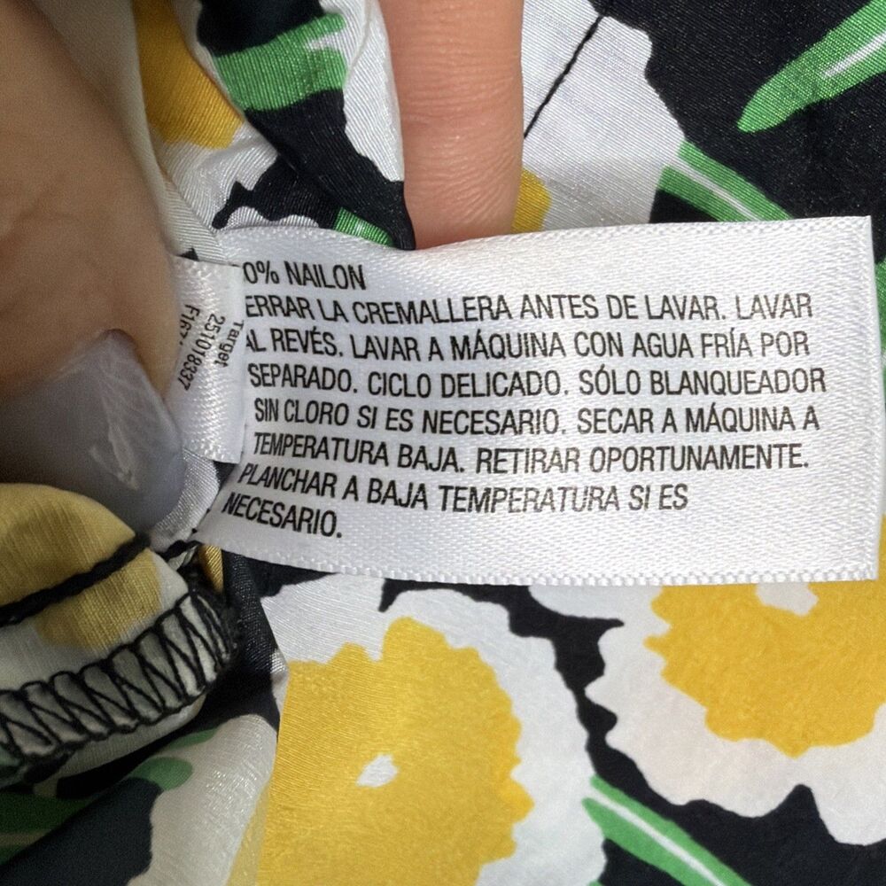 Diane Von Fürstenberg x Target Hooded Vest XS Whimisical Outdoor Gropcore Floral - Picture 10 of 12